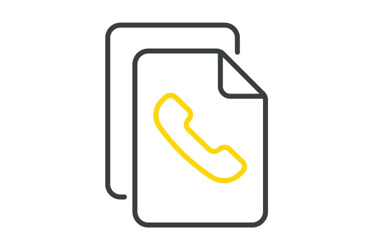 Icon für Telekommunikationsverträge