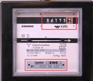 Erfahren Sie mehr über Eintarif-Drehstromzähler im Servicebereich von EWE.