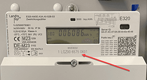 Digitaler Stromzähler